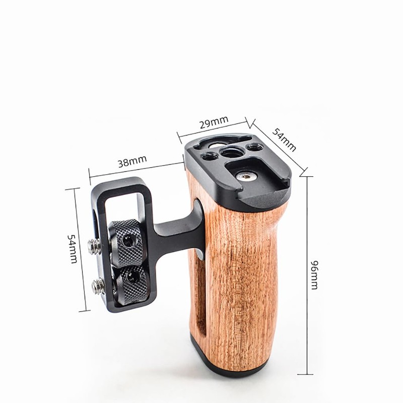 CS Priority Universal Wood Side Handle with 1/4" 3/8" Screw