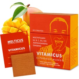 Multivitamin Complex Lozenges with Vitamin A, B, C, D3, K2, Ginseng & Ashwagandha – Vegan, Supports Immune System & Bones, A-Z Vitamin Complex