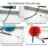 3 colour 4 pieces hair extension pliers, pull needle hook