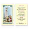 Fatima Prayer Laminated Holy Cards, 25-Count Value Pack