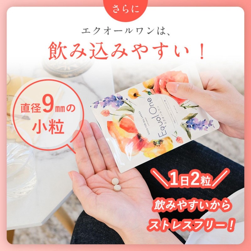 【医師推奨】 エクオール 生成 サプリ エクオールワン 女性らしさ成分 45種厳選配合 大豆イソフラボン 30mg チェストツリー