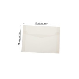 Operitacx Retro Halbtransparente Briefumschläge Für Siegelstempel Handgefertigte Vintage Umschläge Für Einladungen Und Karten Wiederverwendbare Papiertaschen