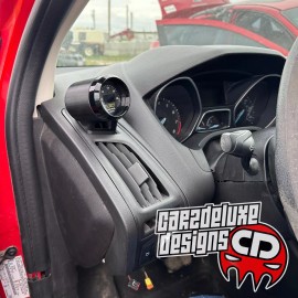 CARZDELUXE Single gauge pod mount for 2012-2018 Focus ST RS functional defrost vent