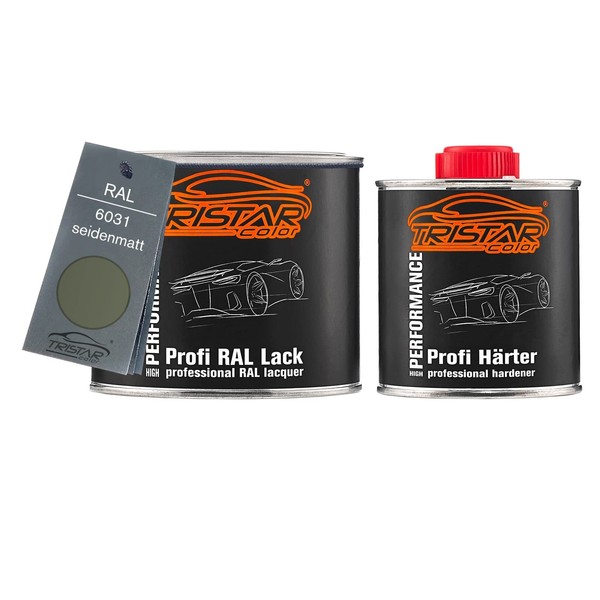 TRISTARcolor RAL 6031 Bronze Green Semi-Matt 2K Car Paint 0.75