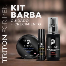 Kit Barba Cuidado Para Hombres, Herramientas De Aseo 3pz