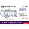 ZIYO LED Interior Light Kit for Subaru Outback 2000-2009 LED