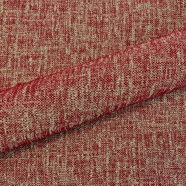Plankroad Aragon Scarlet Chenille Upholstery Fabric 55"