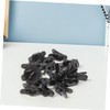 NOLITOY 200pcs Rotatable Earphone Wire Clips Lightweight Plastic Mic Holder