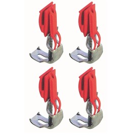 cyclingcolors 4X Sink Mounting Clamps Bracket Holder Stainless Steel Screw washbasin Clip Adjuster 30x42mm