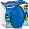 PLAYMOBIL 70085 Children’s Colourful Easter Egg Policeman with Sniffer Dog