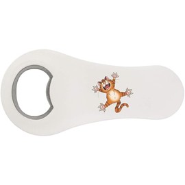 'Splat Ginger Cat' Bottle Opener Fridge Magnet (BO00090866)