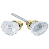 Tuff Stuff Tools Mortise Lock Crystal Glass Door Knob Replacement