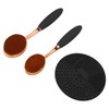 2pcs Sunscreen Applicator Brush Soft Fiber Hair Sunscreen Brush with