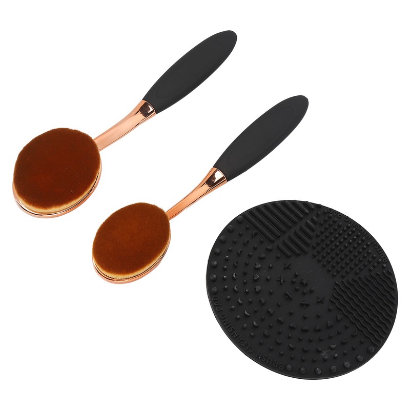 2pcs Sunscreen Applicator Brush Soft Fiber Hair Sunscreen Brush with