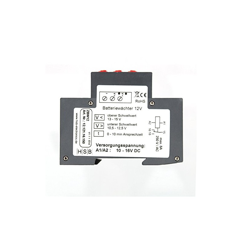 Offgridtec© Voltage Monitoring 12 V - Deep Discharge Protection Surge