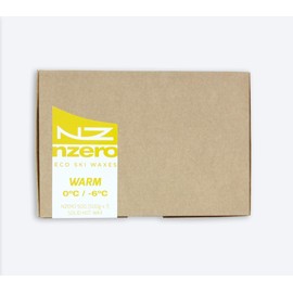 NZEROWAX Eco Warm Wax - Warm Yellow - Gleb, 500g | Organic Plant Wax for Wet Snow Conditions 0ºC/-6ºC, Ski