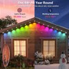 Permanent Outdoor Lights,100ft RGB + IC Smart LED Eaves Lights