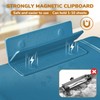 JoyCat 3 Ring Binder Clipboard with Storage,12.4"x10.2"Magnetic Clipboard Folder with