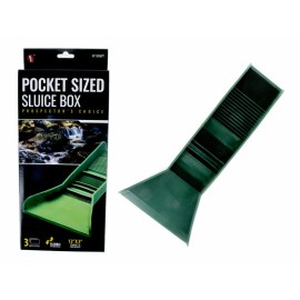 Green 1/4" Large Gold Classifier Screen Mini Sluice & Gold Pan Panning Kit