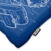 Void 8 Bit Hand Held Blueprint Kapa Cushion Cover Outdoor