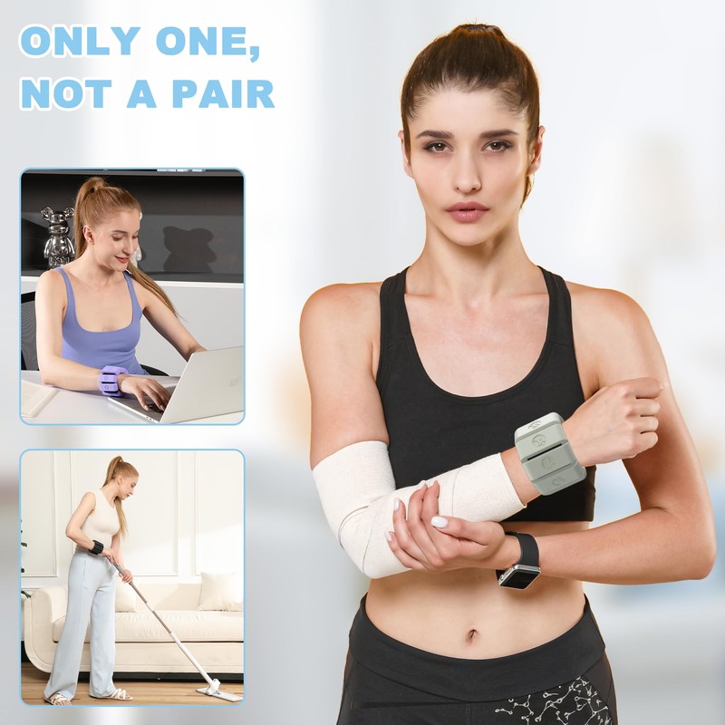 Sonkoloro Adjustable Wrist and Ankle Weights for Women Men, Leg