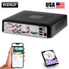 KERUI 4CH 8CH H.265+ 2MP DVR Recorder 500GB HDD for