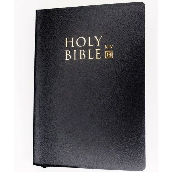 Holy Bible Old & New Testament KJV Black Leatherette 5 x 7