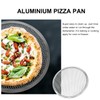 Luxshiny 13 Inch Aluminum Pizza Pan with Holes Mesh Crisper