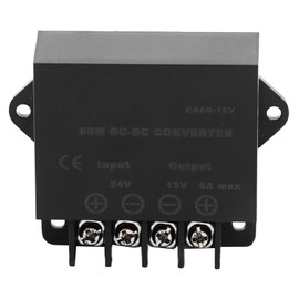 Car Electric Converter 5A 24V to 12V DC to DC Electric Power Transformer Adapter for Vehicle