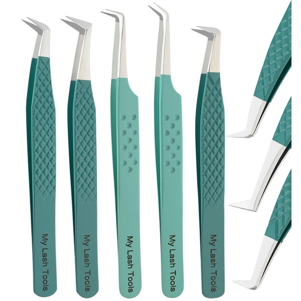 My Lash Tools Fiber Tip Lash Tweezers for Eyelash Extensions