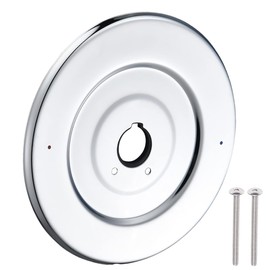 Chrome Escutcheon Plate Replacement for Moen 16090 Chateau Collection, Shower Valve Cover Trim for One-Handle Tub and Shower Faucets