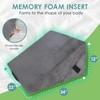 Cushy Form Wedge Pillows for Sleeping - Multipurpose Memory Foam