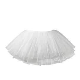 Samcos Pannier Volume Tutu Skirt, Tulle 1 Set, MoE, Petticoat, Cute, Pannier, Tulle, Fluffy, Pannier, Inner Skirt, Gothic Lolita, Cosplay, Adult, Party, Take Pictures, 28cm, white