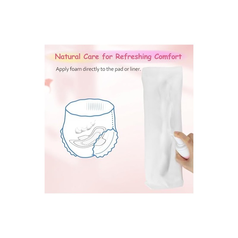 UHdod Kit de Espuma Calmante de Hamamelis y Compresas Perineales