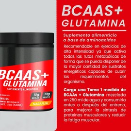 Bcaas  Glutamina Aminoácidos Psn 500g Sabores