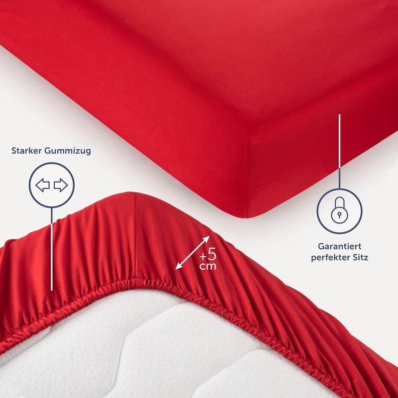 Blumtal Basics Microfibre Fitted Sheet 120 x 190 cm –