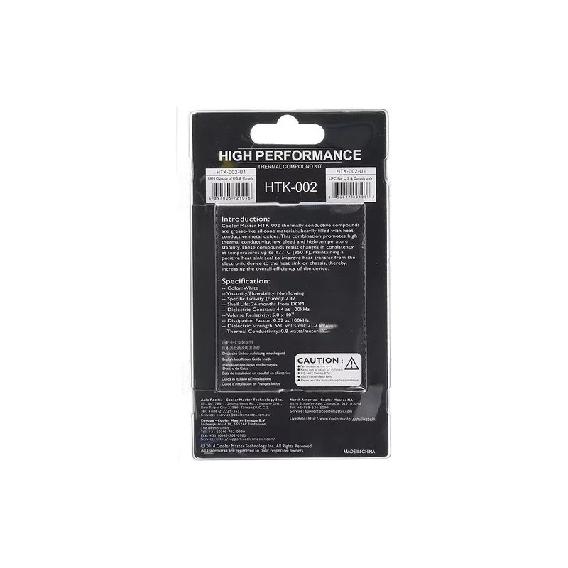 Cooler Master Cooler Master Pasta Termica High Performance 4g Htk-002-u1