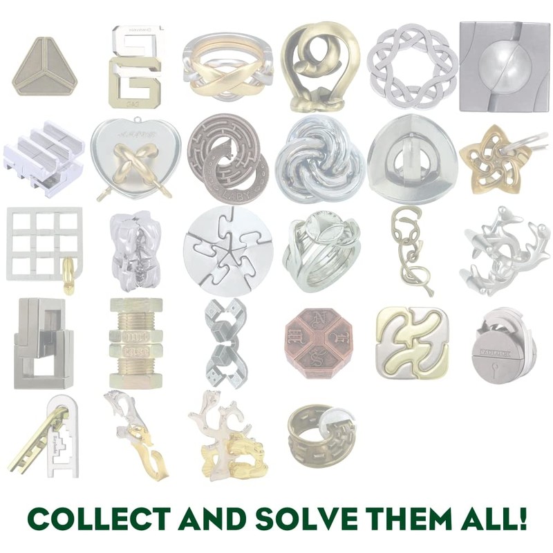 BePuzzled | Vortex Hanayama Metal Brainteaser Puzzle Mensa Rated Level