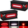RONSTA 2 Pcs Trailer Light Steel Boxes Housing Kit with