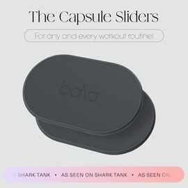 Bala - Deslizadores de cápsula para entrenamiento, deslizadores de entrenamiento básico, deslizadores de ejercicio de piso y deslizadores de fitness p