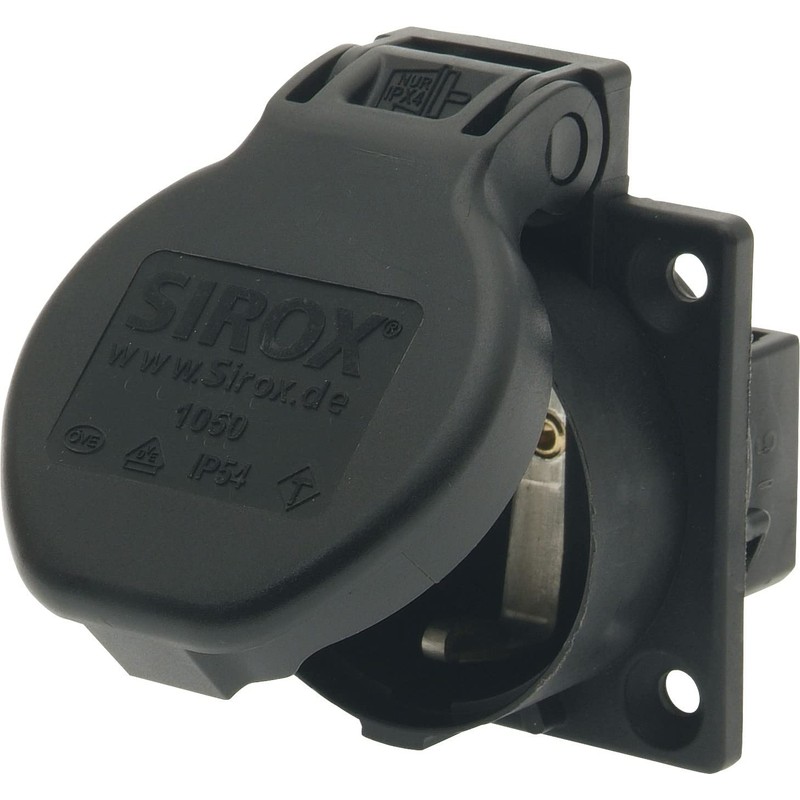 SIROX® Protective Contact Built-in Socket IP54 Mobile Splash-proof with Hinged