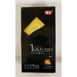 Potato Crackers, Japanese Sauce Flavor, 180g, Pack of 2