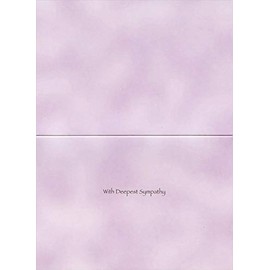 Moon Over Purple Mountains Sympathy Card