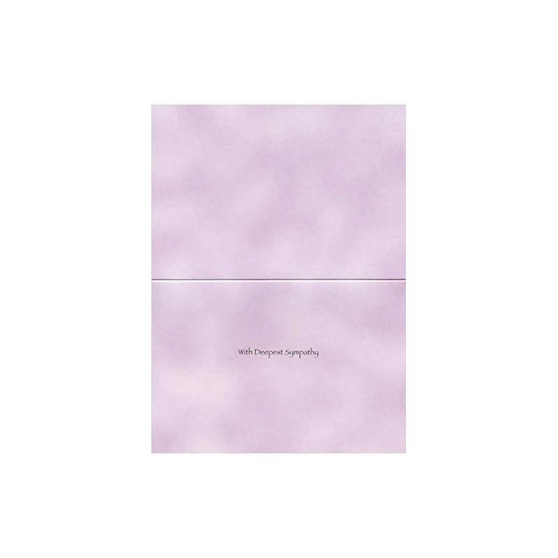 Moon Over Purple Mountains Sympathy Card