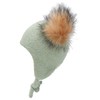 Sterntaler Girls' Inka Bobble Hat, Green