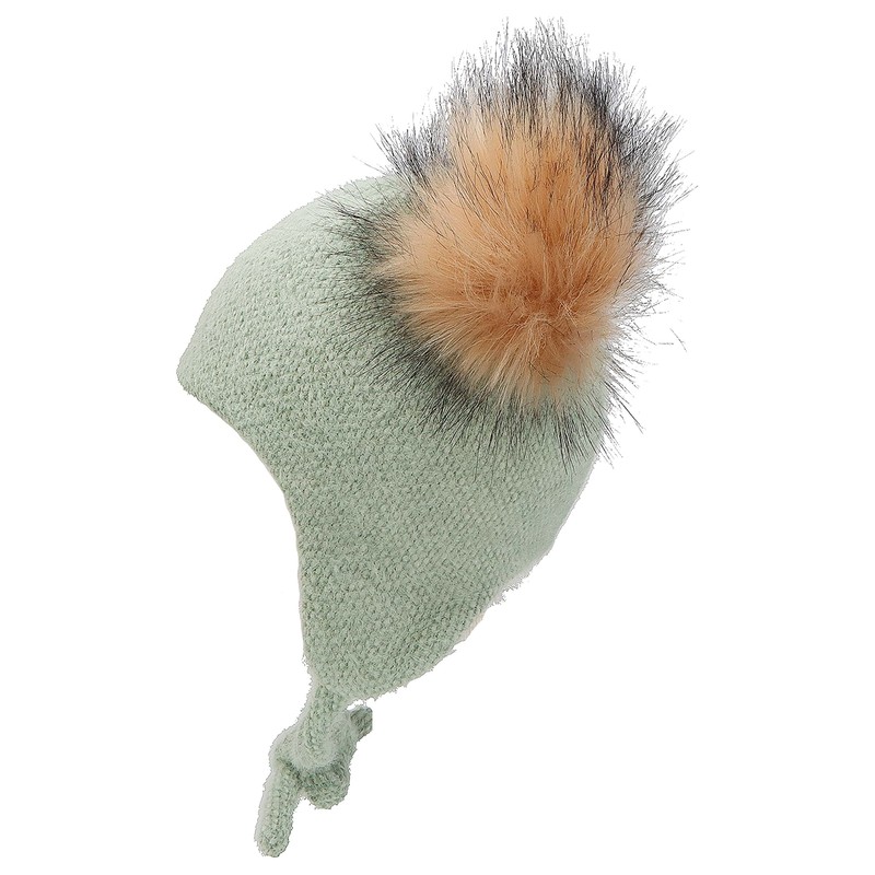 Sterntaler Girls' Inka Bobble Hat, Green