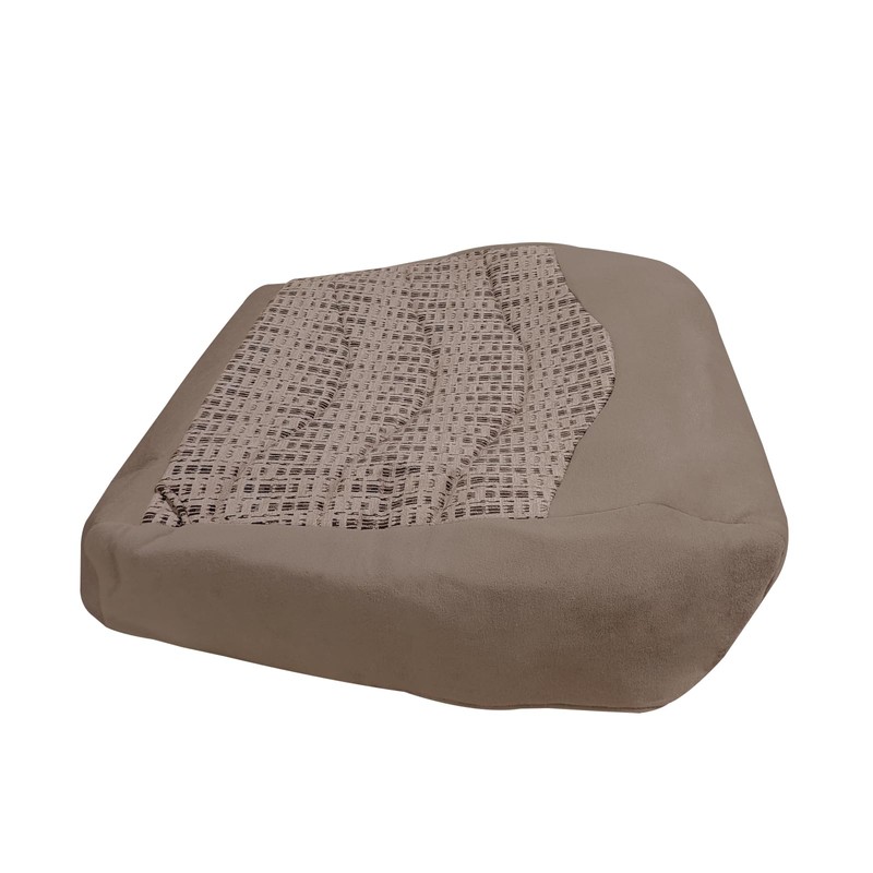UINIEBOOM Driver Bottom Cloth Seat Cover, Replacement Tan Front Driver
