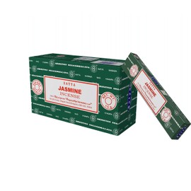 Satya Nag Champa Jasmine Incense Sticks, 12 Count