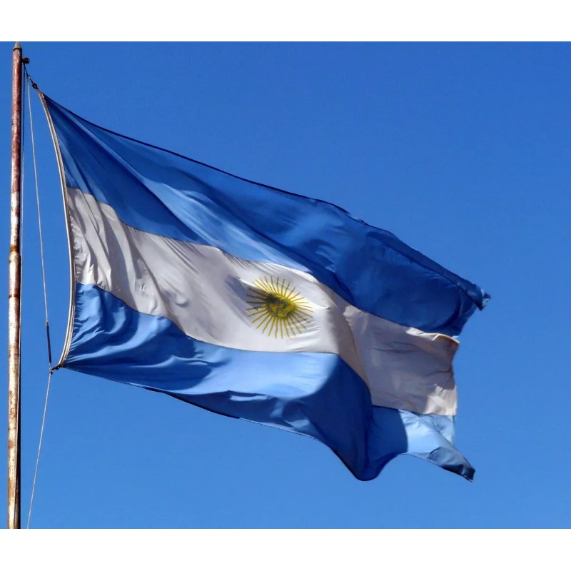 Bandera Pais Argentina 1.5m X 90cm Resistente Lavable Int Ex