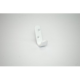 High Quality coathook, clothes hook,aluminium in white 59 x 20 x 37mm